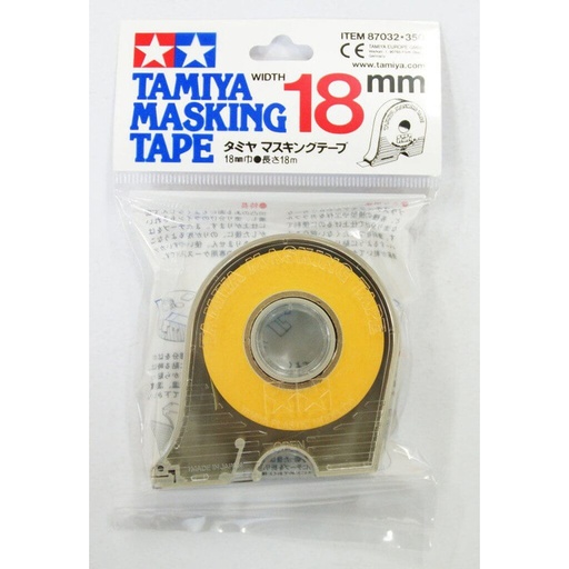 [TAM-87032] Masking Tape 18mm with Dispenser